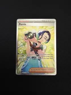 Pokemon TCG Twilight Masquerade Perrin Card 220/167 Special Illustration Rare - Image 2