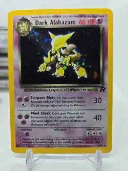 Pokemon card Dark Alakazam 18/82 Team Rocket holo -P57 - Image 1