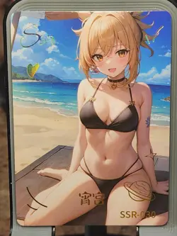 Walks In Beauty Card Anime Goddess Story Waifu SSR SSR-030 Yoimiya - Image 1