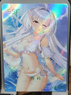 New Jieyi Girl Goddess Story Anime Waifu Card Holo Foil Thick Maiden SSR SSR-025 - Image 1