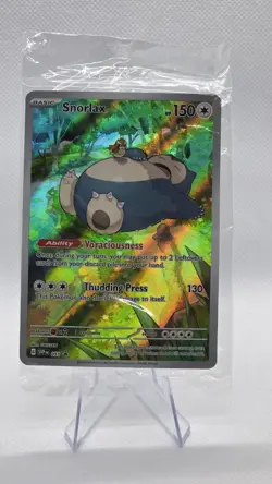 Snorlax 051 Sv: Scarlet & Violet Promo Cards Holo Sealed - Image 1