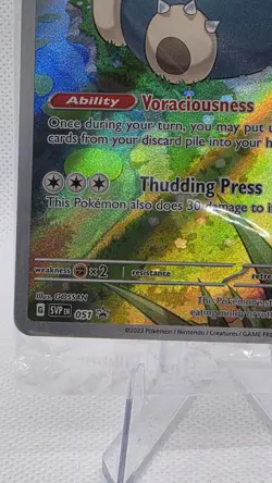 Snorlax 051 Sv: Scarlet & Violet Promo Cards Holo Sealed - Image 3