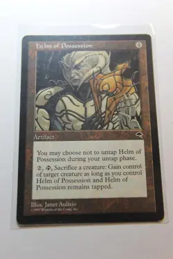 MTG Helm of Possession x1- -Tempest-Lightly Played - Image 1