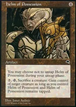MTG - Helm of Possession - Tempest - MP, English Magic FLAT RATE SHIP - Image 1