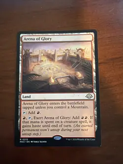 MTG Arena of Glory Modern Horizons 3 Rare Land - Image 1