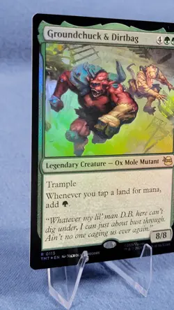 FOIL Groundchuck and Dirtbag - Teenage Mutant Ninja Turtles - MtG- NM - Image 4