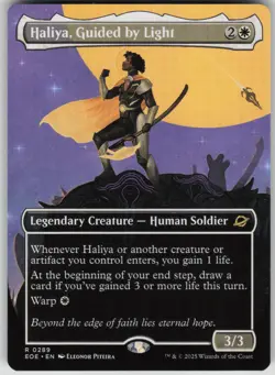 MTG TCG Haliya, Guided by Light (Borderless) R Edge of Eternities 289 - Image 1