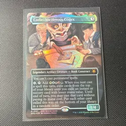 Codie, Vociferous Codex (Borderless Foil) 0157 - Secrets of Strixhaven - NM/M - Image 1