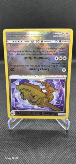 Radiant Steelix 124/196 Pokemon Card - SWSH11: Lost Origin - Image 2