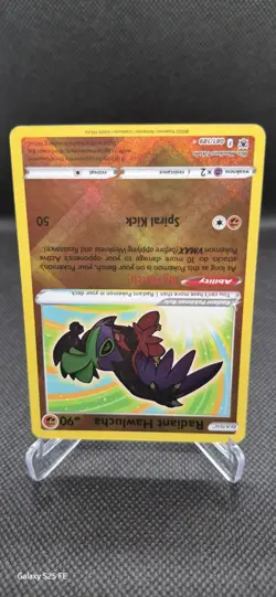 Pokemon Card Radiant Hawlucha 081/189 Radiant Rare Holo Astral Radiance TCG - Image 2