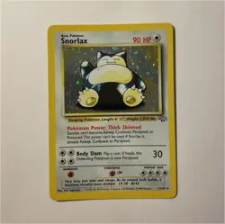 Pokemon TCG Snorlax Jungle Holo Rare Unlimited 11/64 90 HP 1999 - Image 1