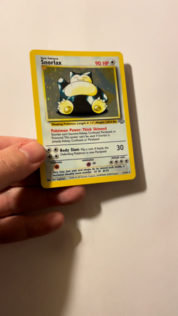 Pokemon TCG Snorlax Jungle Holo Rare Unlimited 11/64 90 HP 1999 - Image 2