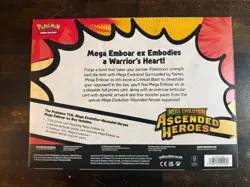 New Pokemon TCG Mega Evolution Ascended Heroes Mega Emboar EX Box - Image 2
