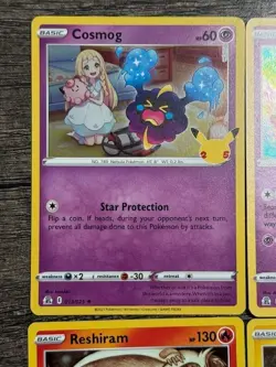 POKEMON RARE HOLO RESHIRAM 002/025 ZEKROM 101/02 COSMOG 013/025 XERNEAS 012/025 - Image 2
