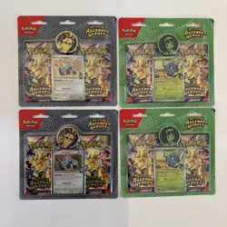 Ascended Heroes Pokemon TCG: (lot Of 4) 2-Pack Blister Erika Larry Coin TCG - Image 1