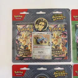 Ascended Heroes Pokemon TCG: (lot Of 4) 2-Pack Blister Erika Larry Coin TCG - Image 2