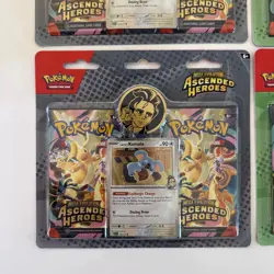 Ascended Heroes Pokemon TCG: (lot Of 4) 2-Pack Blister Erika Larry Coin TCG - Image 3