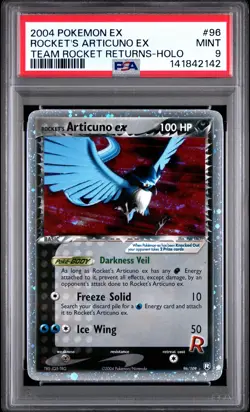 PSA 9 ROCKET'S ARTICUNO ex 96/109 | Team Rocket Returns Holo Pokemon Card - Image 1