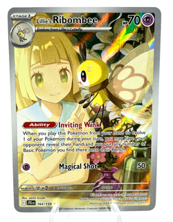 Lillie's Ribombee 164/159 - Journey Together - Illustration Rare - Pokemon - NM - Image 1