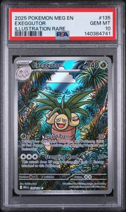 PSA 10 Exeggutor - 135/132 - Mega Evolution - Pokemon Illustartion Rare - Image 1
