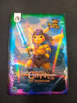 Conan (Pikachu) #161 - Galaxy Holo - Electric Pikachu Cosplay - Pokemon - Image 1