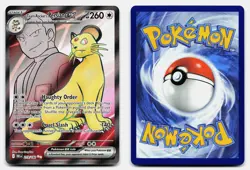TEAM ROCKET'S PERSIAN EX DESTINED RIVALS 219/182 NM ULTRA RARE POKEMON - Image 1