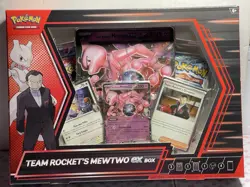 Pokemon TCG Team Rocket's Mewtwo Ex Box Sealed - Image 1