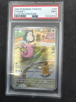 2024 Pokemon Twilight Masquerade EN Chansey #187 ILLUSTRATION RARE - Image 1