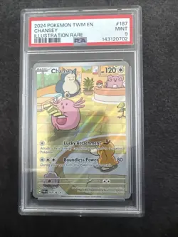 2024 Pokemon Twilight Masquerade EN Chansey #187 ILLUSTRATION RARE - Image 2