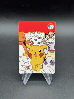 Pikachu Cubone Holo Pokemon Vintage Pocket Monsters Vending Prism Sticker 447 - Image 2