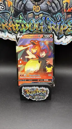 Pokemon TCG Lance's Charizard V SWSH133 Promo Holo - Image 1