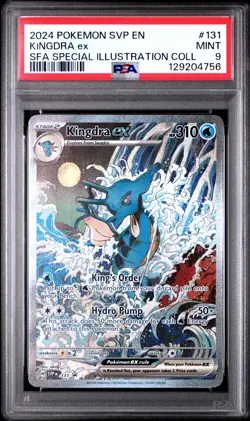 ✨ KINGDRA EX 131 PSA 9 MINT SFA SPECIAL ILLUSTRATION 2024 POKEMON - Image 1