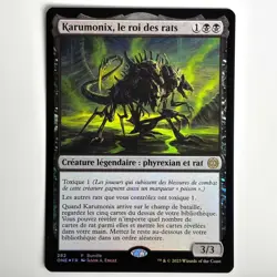 KARUMONIX, LE ROI DES RATS FOIL MTG ONE - CARTE MAGIC THE GATHERING NEUF - Image 1