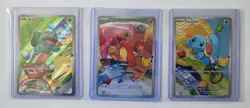 Pokemon TCG Mega Evolution Promo 037 038 039 Bulbasaur Charmander Squirtle NM - Image 1