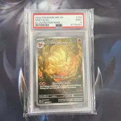 2023 Pokemon Obsidian Flames OBF en Illustration Rare #199 Ninetales PSA 9 Mint - Image 1