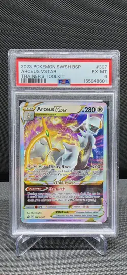 PSA 6 Arceus VSTAR Holo 2023 Pokemon SWSH307 - Image 1