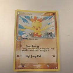 Pokemon TCG Combusken 16/100 EX Crystal Guardians Reverse Holo Rare 2006 English - Image 1