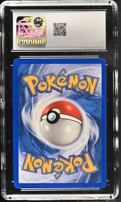 CGC 9 Team Magma's Mightyena EX Vs Aqua 21/95 Reverse Holo Ink ERROR Pokemon - Image 2