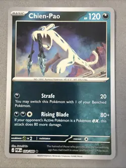 Pokemon TCG * Chien-Pao 54/088 Rare REVERSE HOLO * Mega Evolution Perfect Order - Image 1