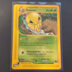 Pokemon TCG Kakuna 48/100 EX Sandstorm e-Reader Uncommon 70HP Regular English - Image 1
