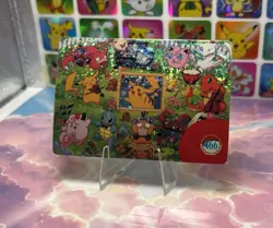 Pokemon Charizard Vintage Pocket Monsters Vending HOLO Prism Sticker 98 Nintendo - Image 2