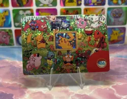 Pokemon Charizard Vintage Pocket Monsters Vending HOLO Prism Sticker 98 Nintendo - Image 4