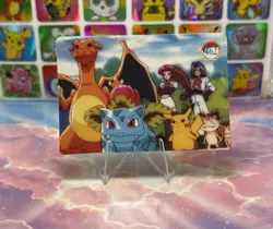 Pokemon Charizard Vintage Pocket Monsters Vending HOLO Prism Sticker 98 Nintendo - Image 5
