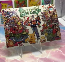 Pokemon Charizard Vintage Pocket Monsters Vending HOLO Prism Sticker 98 Nintendo - Image 5
