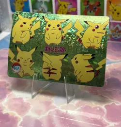 Pokemon Charizard Vintage Pocket Monsters Vending HOLO Prism Sticker 98 Nintendo - Image 2