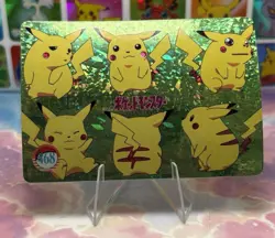 Pokemon Charizard Vintage Pocket Monsters Vending HOLO Prism Sticker 98 Nintendo - Image 4