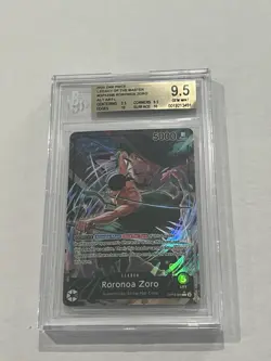 One Piece Legacy Of The Master Roronoa Zoro OP12-020 Leader Alt Art BGS 9.5 ENG - Image 1