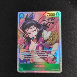 Smoker OP10-030 - One Piece TCG - SR Near-Mint English Super Rare Foil - Image 1