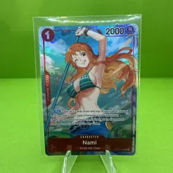 One Piece - Nami *Alternate Art* Romance Dawn OP01-016 English Pre Errata Alpha - Image 1