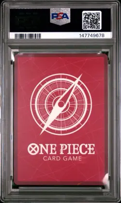 2025 ONE PIECE OP11-A FIST OF DIVINE SPEED ALTERNATE ART #001 KOBY PSA 10 ALT - Image 2
